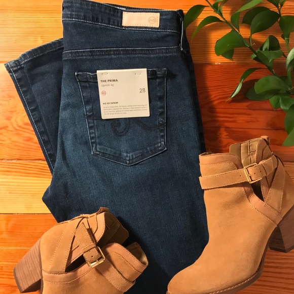 Ag Adriano Goldschmied Denim - NWT AG The Prima cigarette leg 28
